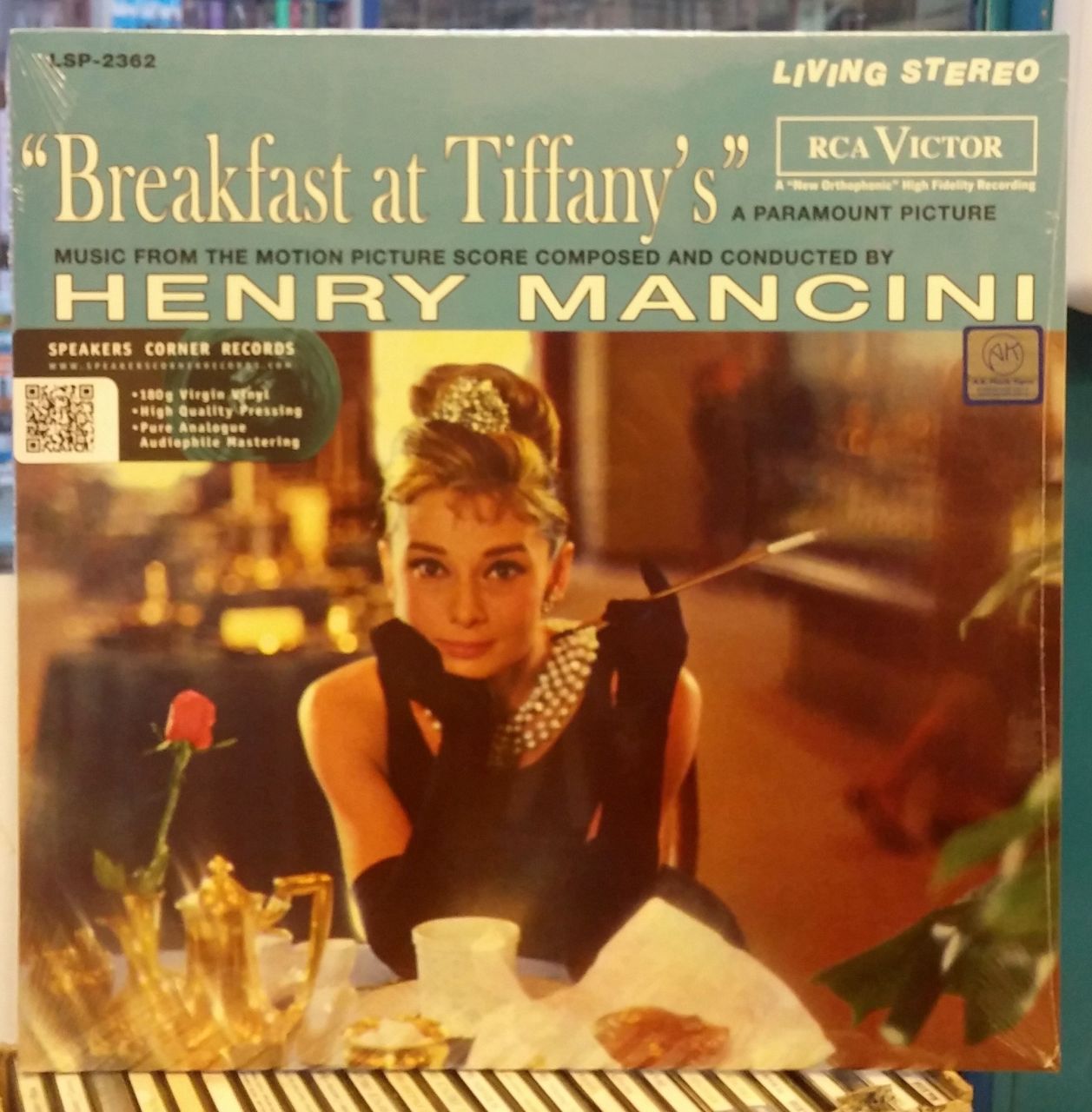 BREAKFAST AT TIFFANY'S HENRY MANCINI LP 180GR SF