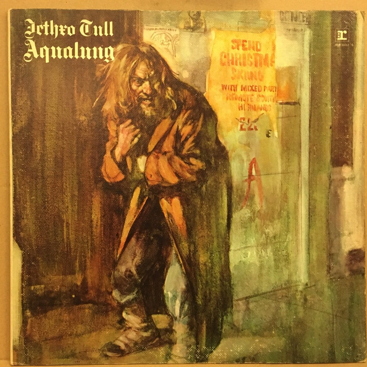 JETHRO TULL - AQUALUNG 1971 2.EL PLAK