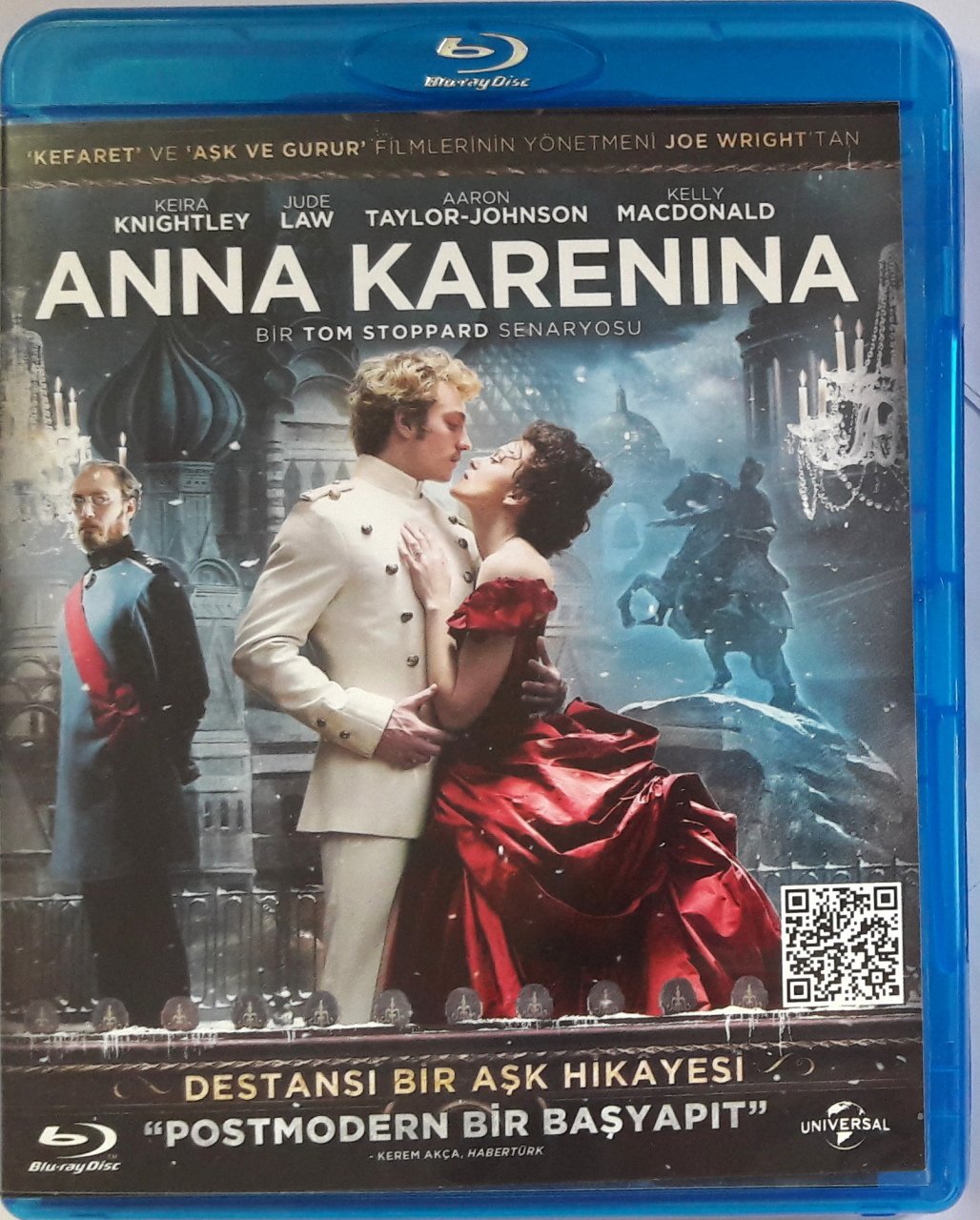 ANNA KARENINA - KEIRA KNIGHTLEY - JUDE LAW - BLURAY 2.EL (LEV TOLSTOY)