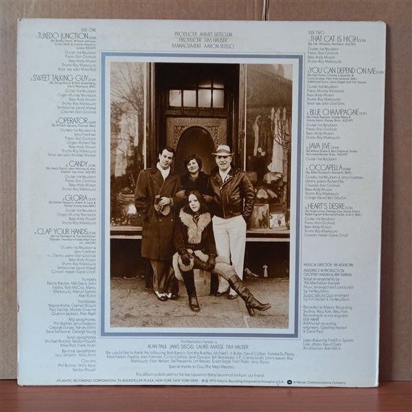 THE MANHATTAN TRANSFER – THE MANHATTAN TRANSFER (1975) - LP 2.EL PLAK