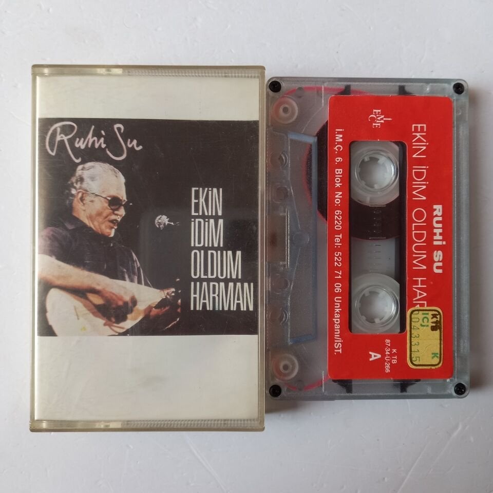 RUHİ SU - EKİN İDİM OLDUM HARMAN (1987) - KASET 2.EL