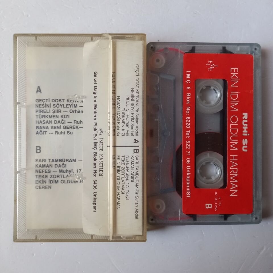 RUHİ SU - EKİN İDİM OLDUM HARMAN (1987) - KASET 2.EL