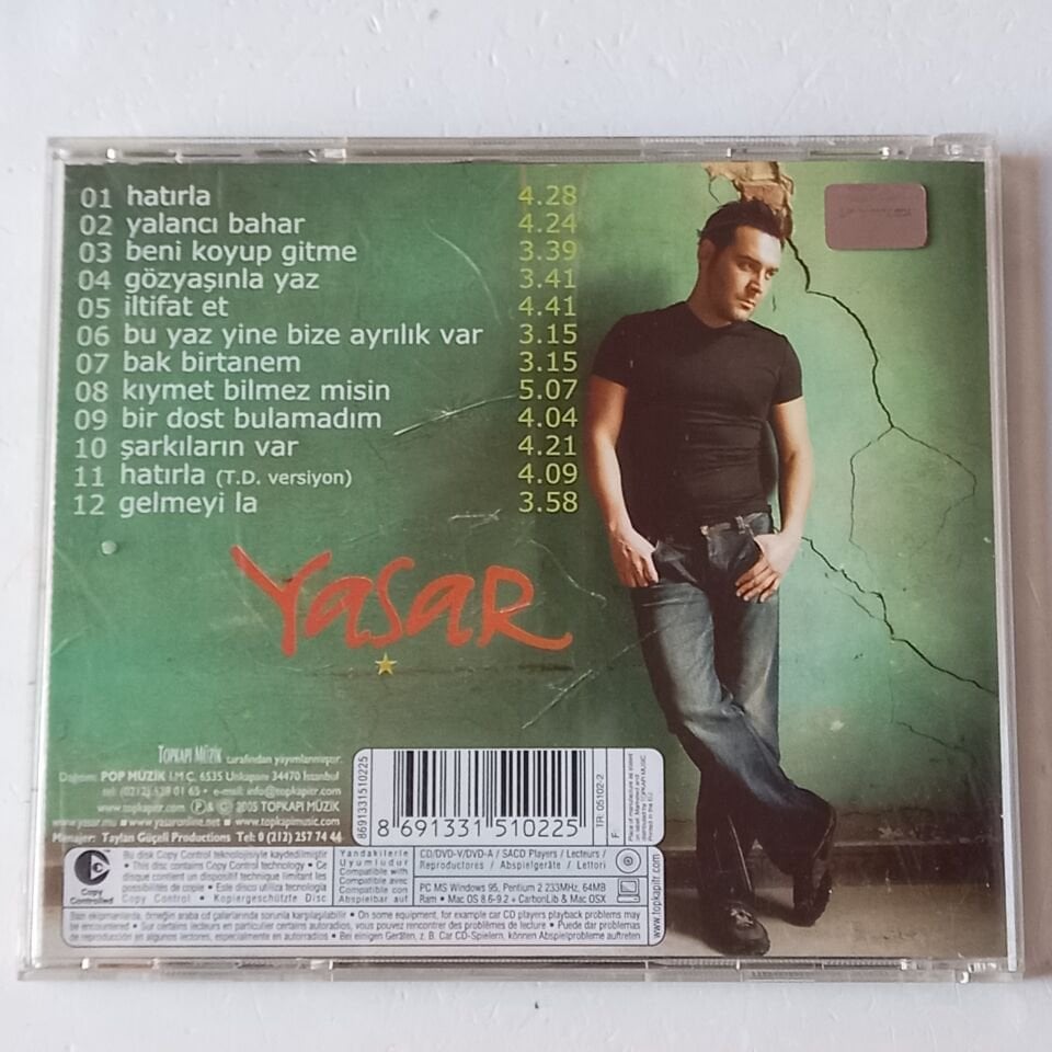YAŞAR – HATIRLA (2005) - CD 2.EL