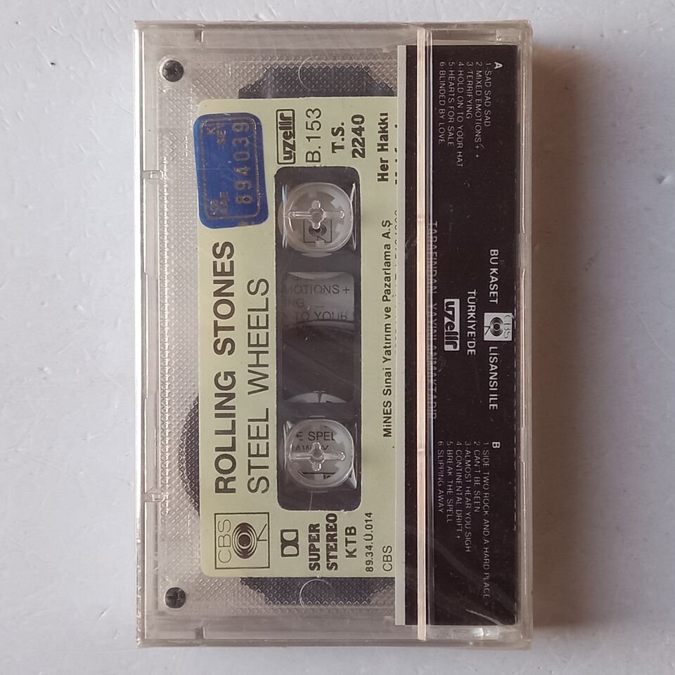 ROLLING STONES - STEEL WHEELS (1989) - KASET AMBALAJINDA SIFIR