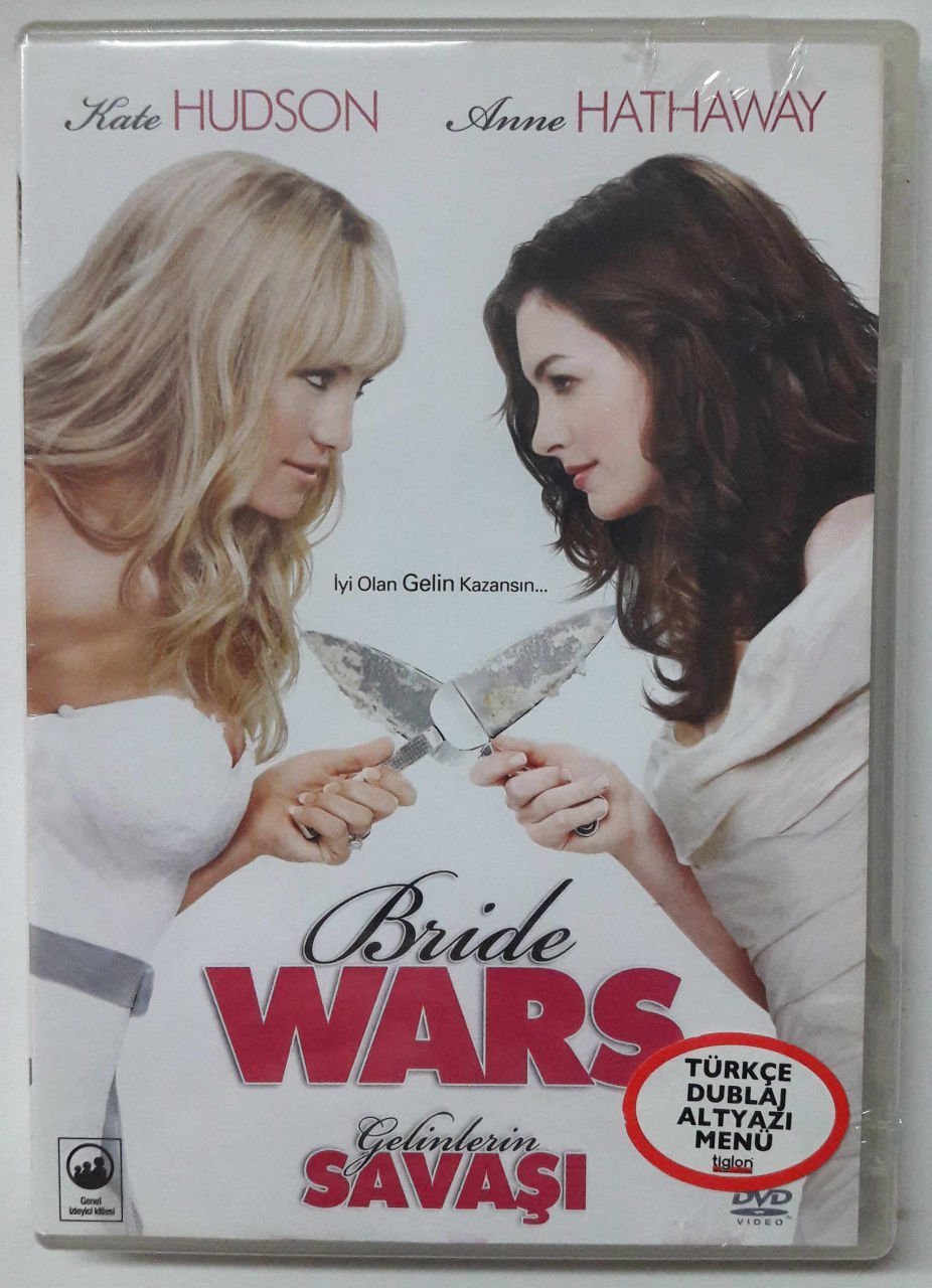 GELİNLERİN SAVAŞI - BRIDE WARS - KATE HUDSON - ANNA HATHAWAY - DVD SIFIR