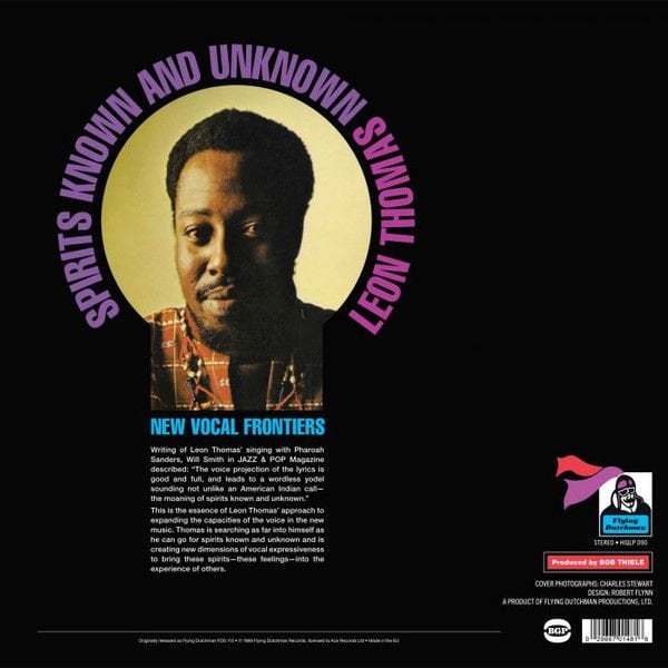 LEON THOMAS - SPIRITS KNOWN AND UNKNOWN (1969) - LP SOUL JAZZ 2022 EDITION SIFIR PLAK