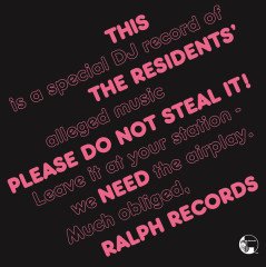 RESIDENTS - PLEASE DO NOT STEAL IT (1979) - LP 2016 180GR LTD EDT MOV CRYSTAL CLEAR COLORED SIFIR PLAK