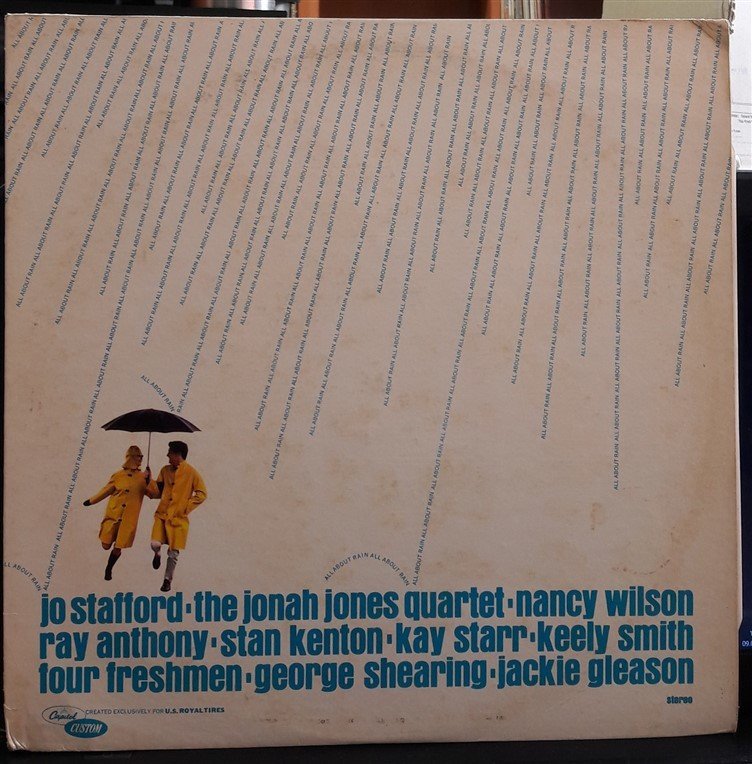 ALL ABOUT RAIN - JO STAFFORD, NANCY WILSON, RAY ANTHONY, STAN KENTON, KAY STARR, KELLY SMITH, GEORGE SHEARING - PLAK 2.EL