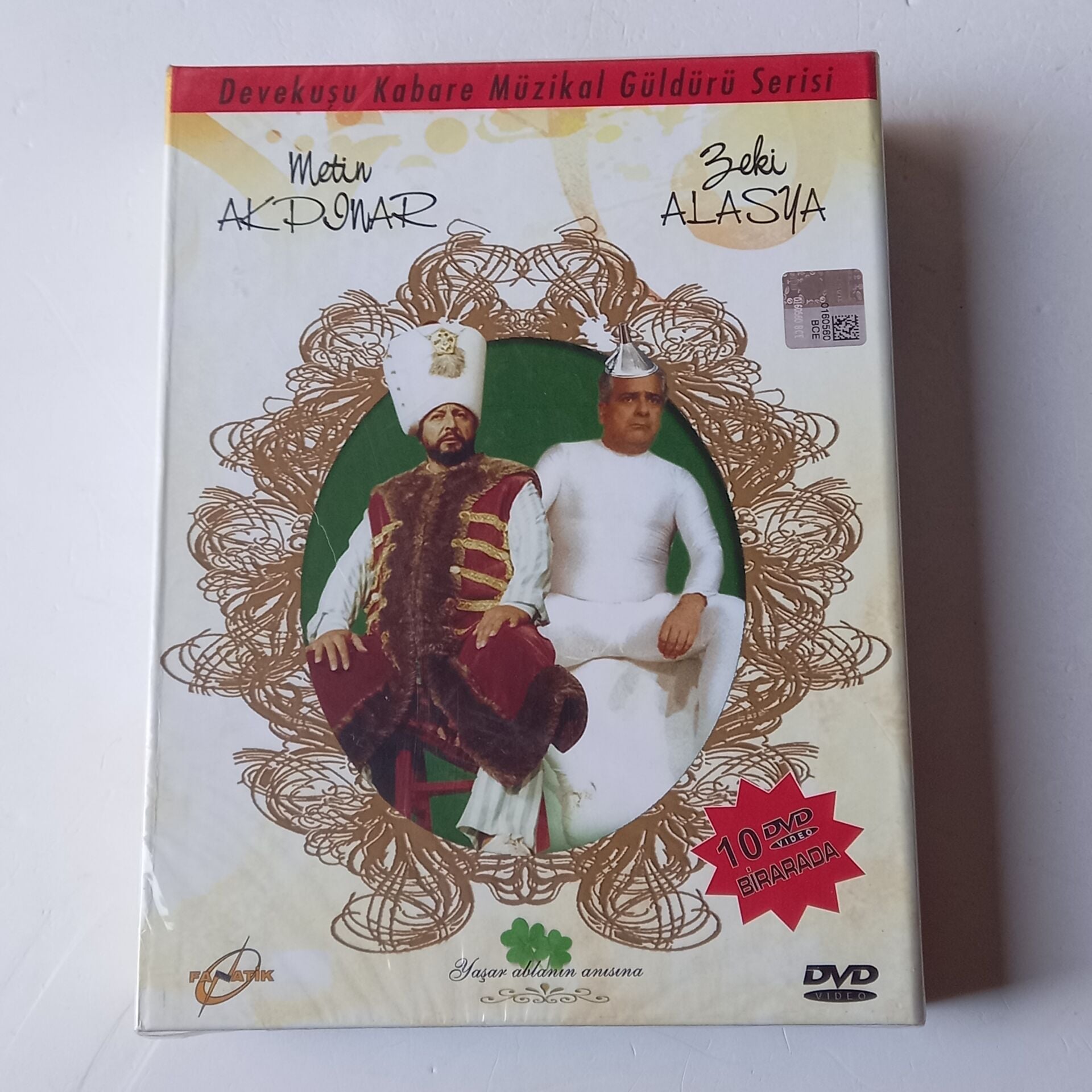 DEVEKUŞU KABARE MÜZİKAL GÜLDÜRÜ SERİSİ - METİN AKPINAR, ZEKİ ALASYA - 10DVD AMBALAJINDA SIFIR