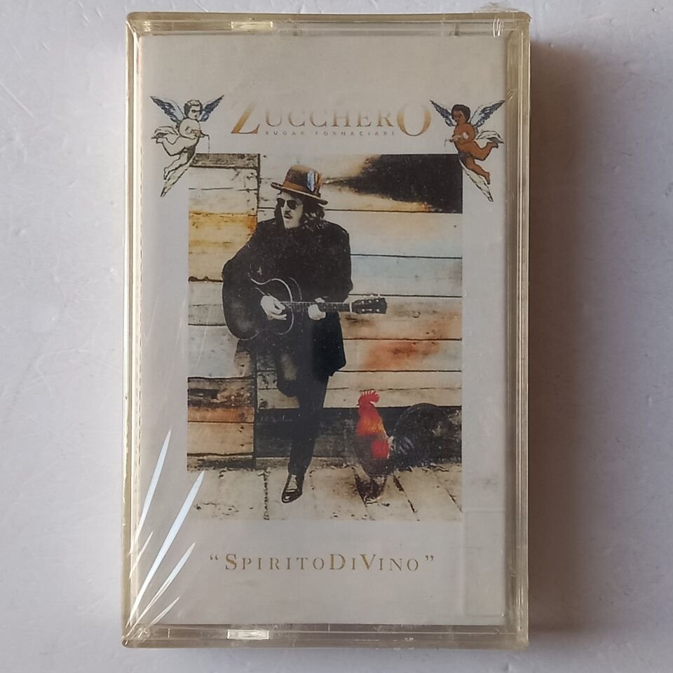 ZUCCHERO SUGAR FORNACIARI - SPIRITODIVINO (1995) - KASET AMBALAJINDA SIFIR