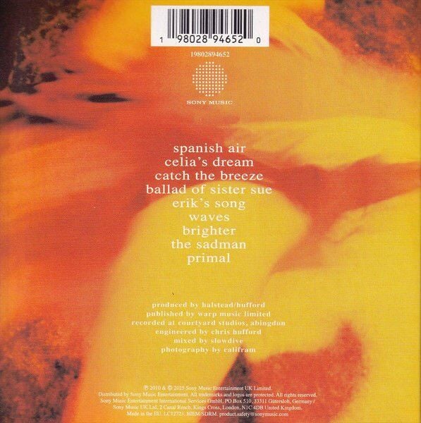 SLOWDIVE - JUST FOR A DAY (1991) - CD 2025 DIGIPACK / DIGISLEEVE AMBALINDA SHOEGAZE SIFIR