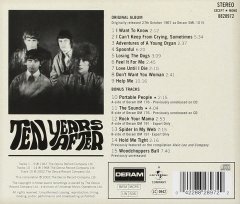 TEN YEARS AFTER - THEIR FIRST ALBUM (1967) - CD 2002 EDITION SIFIR GİBİ 2.EL