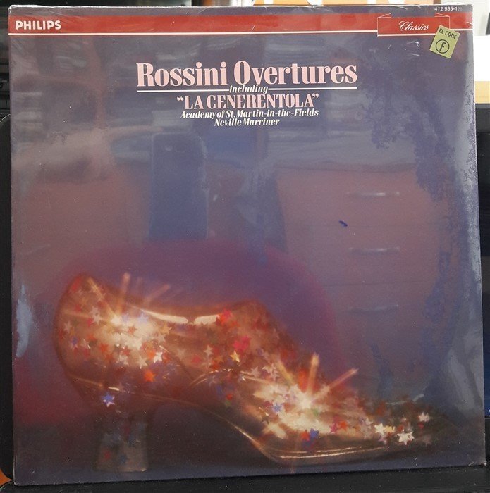 ROSSINI: OVERTURES, ACADEMY OF ST. MARTIN-IN-THE-FIELDS, NEVILLE MARRINER - SIFIR PLAK