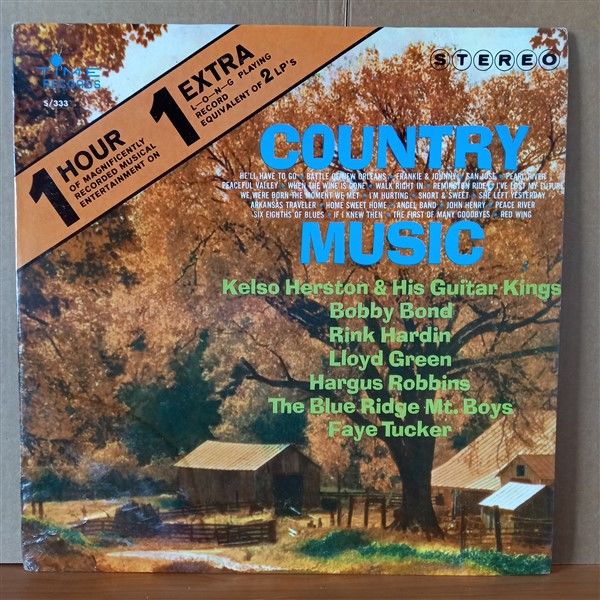 COUNTRY MUSIC / KELSO HERSTON & HIS GUITAR KINGS - LP 2.EL PLAK