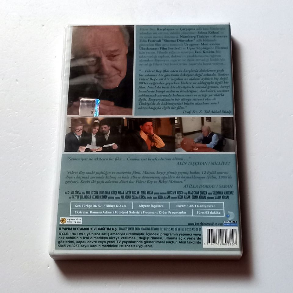 FİKRET BEY - EROL KESKİN, FUAT ONAN - YÖN.: SELMA KÖKSAL - DVD 2.EL