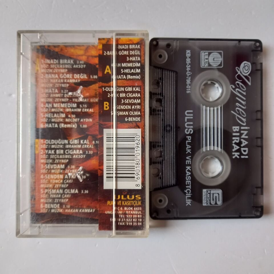 ZEYNEP - İNADI BIRAK (1995) - KASET 2.EL