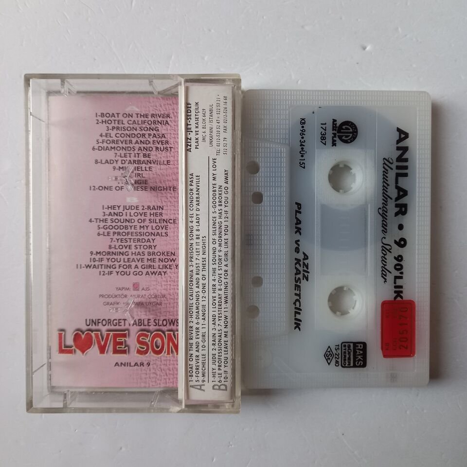 ANILAR 9 / UNUTULMAYAN SLOWLAR (1996) - KASET 2.EL