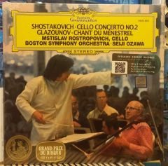 SHOSTAKOVICH CELLO CONCERTO ROSTROPOVICH LP SFR