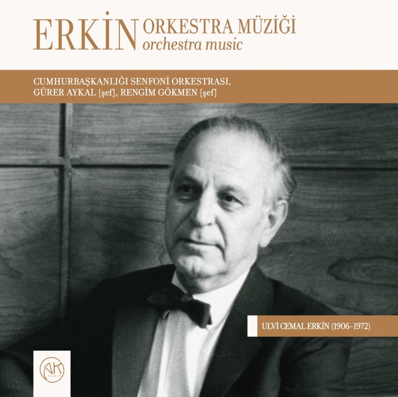 ERKİN ORKESTRA MÜZİĞİ - CUMHURBAŞKANLIĞI SENFONİ ORKESTRASI / GÜRER AYKAL/RENGİM GÖKMEN (2021) - CD SIFIR