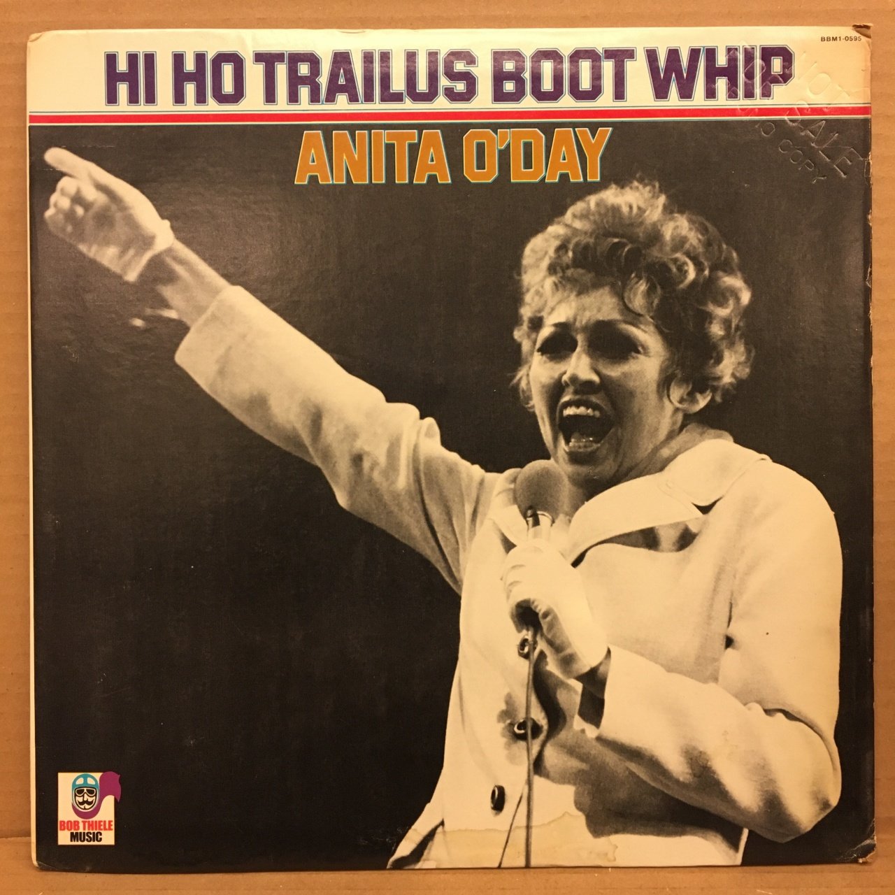 ANITA O'DAY - HI HO TRAILUS BOOT WHIP 1974 2.EL PLAK