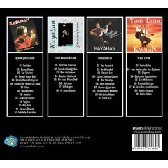 KAYAHAN - 41 HIT ŞARKI - 4CD BOX 4 ALBÜM BİR ARADA SIFIR