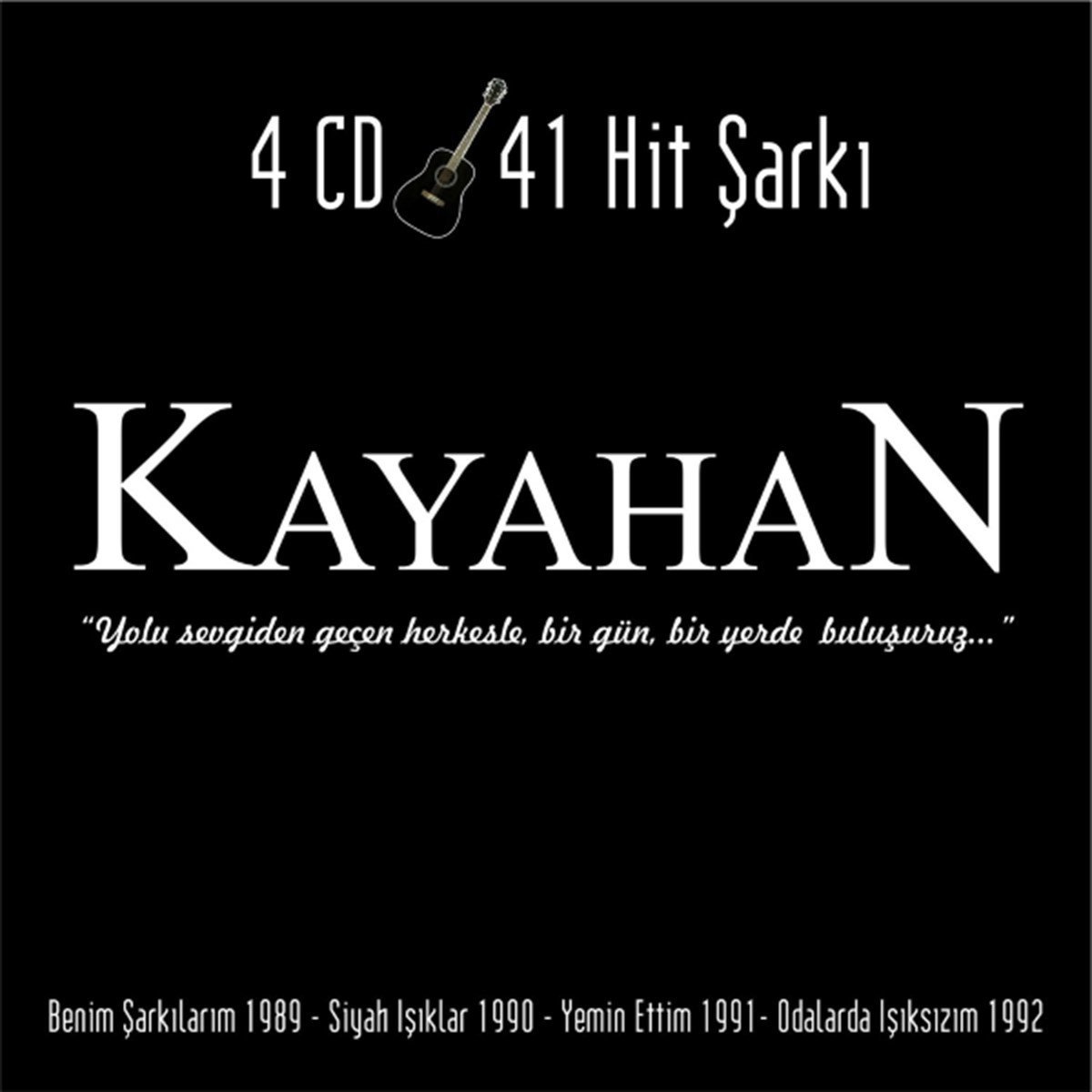 KAYAHAN - 41 HIT ŞARKI - 4CD BOX 4 ALBÜM BİR ARADA SIFIR