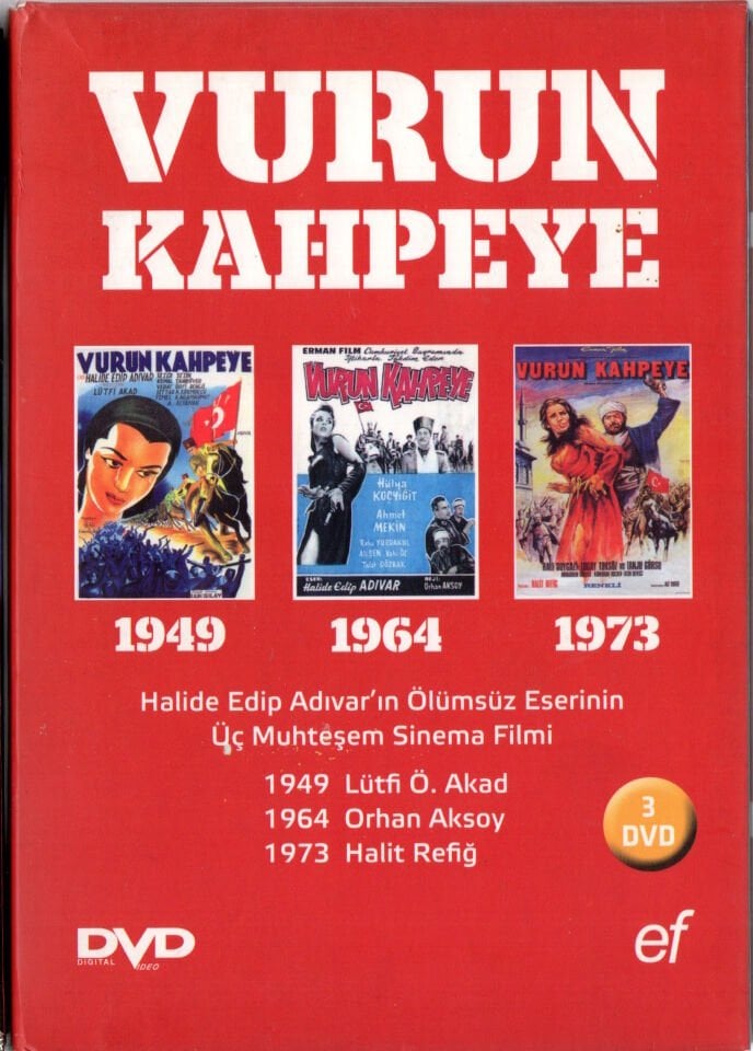 VURUN KAHPEYE (1949, 1964, 1973 VERSİYONLARI) - 3 DVD BOX SET 2.EL