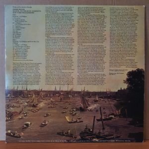 HANDEL: WATER MUSIC [COMPLETE] / PIERRE BOULEZ, NEW YORK PHILHARMONIC (1975) - LP 2.EL PLAK