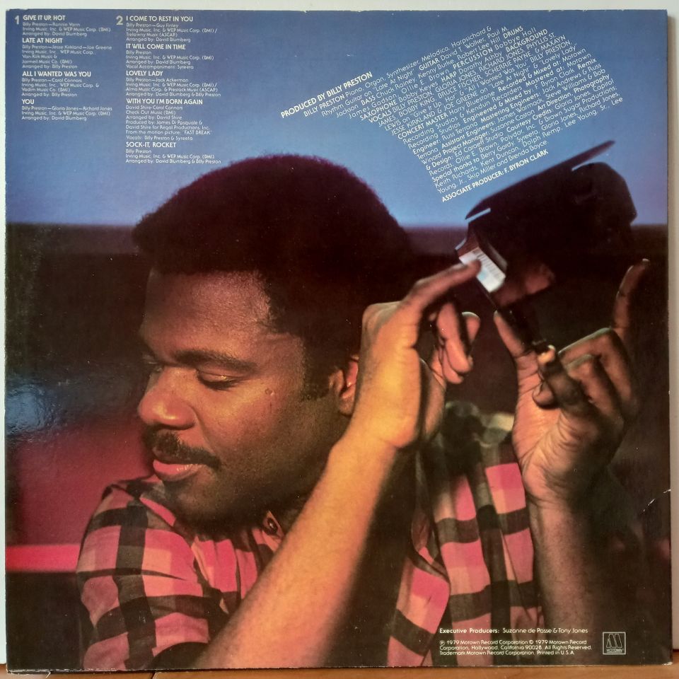 BILLY PRESTON – LATE AT NIGHT (1979) - LP 2.EL PLAK