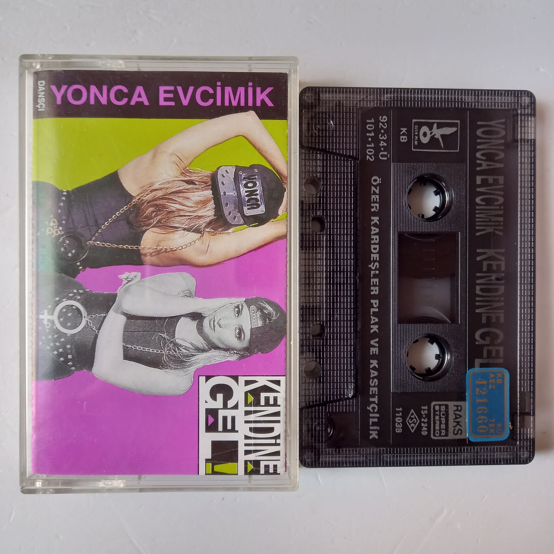 YONCA EVCİMİK - KENDİNE GEL (1992) - KASET 2.EL