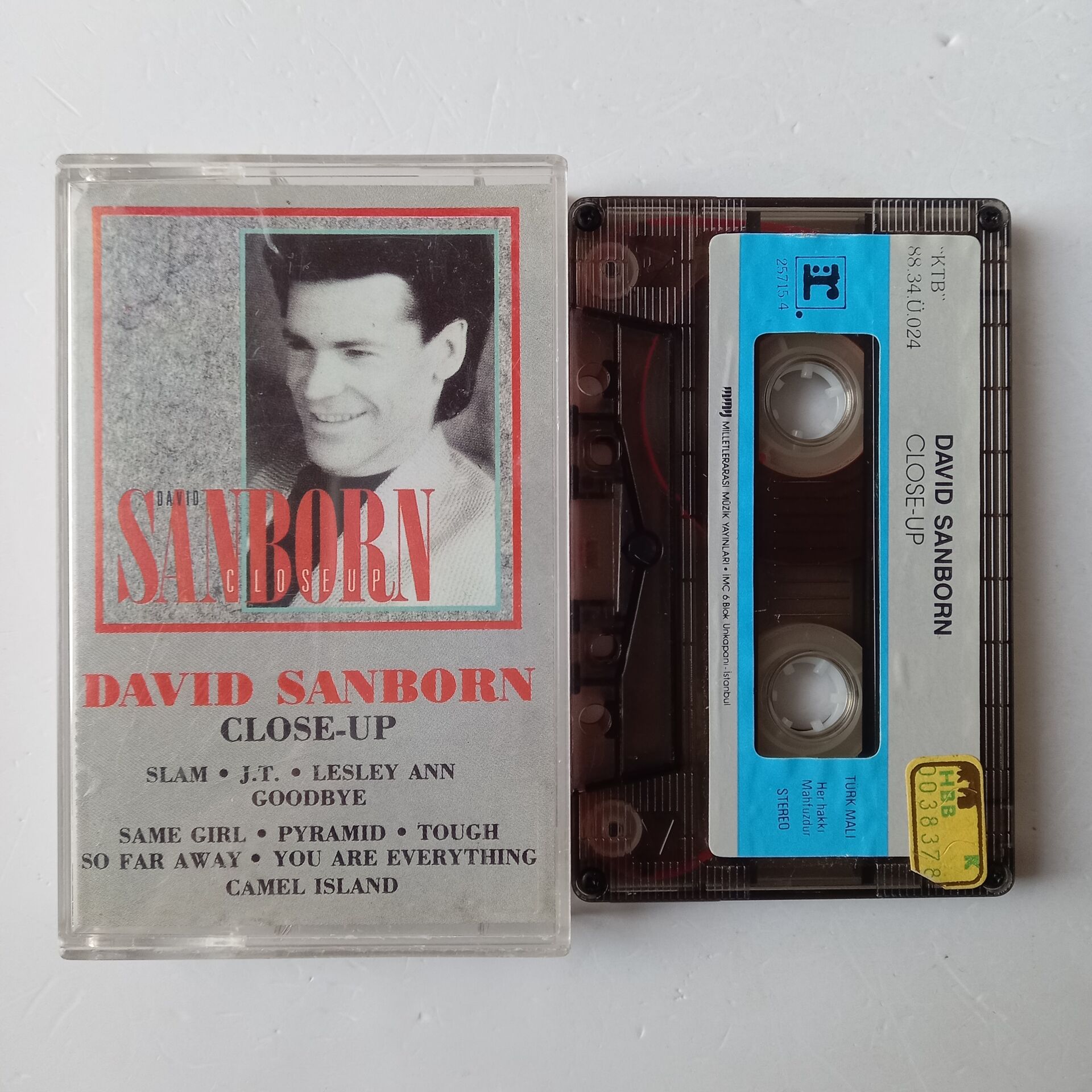 DAVID SANBORN - CLOSE-UP (1988) - KASET 2.EL