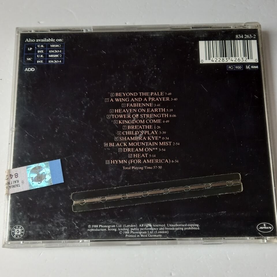 THE MISSION – CHILDREN (1988) - CD 1993 REISSUE 2.EL