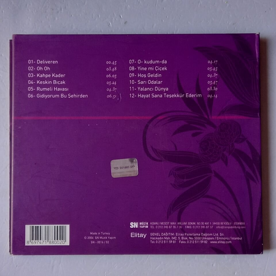 SEZEN AKSU – DELİVEREN (2000) - CD REMASTERED 2006 REISSUE DIGIPAK 2.EL