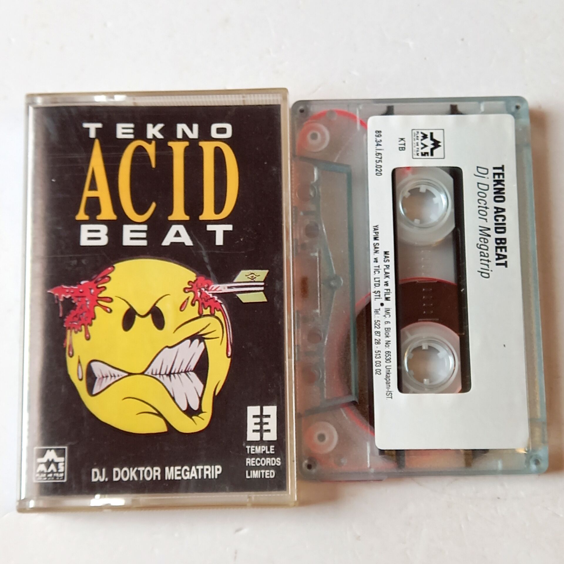PURE TEKNO ACID BEAT - DJ DOCTOR MEGATRIP (1989) - KASET 2.EL