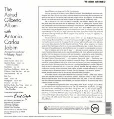 ASTRUD GILBERTO - ASTRUD GILBERTO ALBUM WITH ANTONIO CARLOS JOBIM (1965) - LP 2010 EDITION SIFIR PLAK