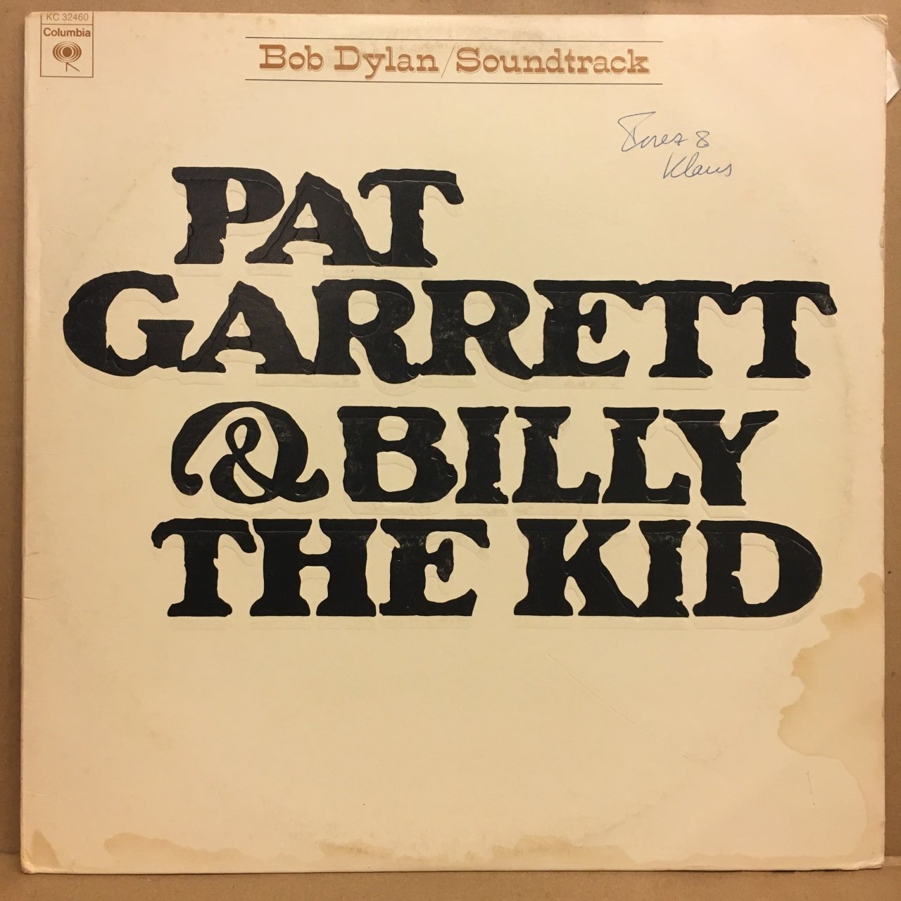 BOB DYLAN - PAT GARRETT & BILLY THE KID SOUNDTRACK 1973 2.EL PLAK