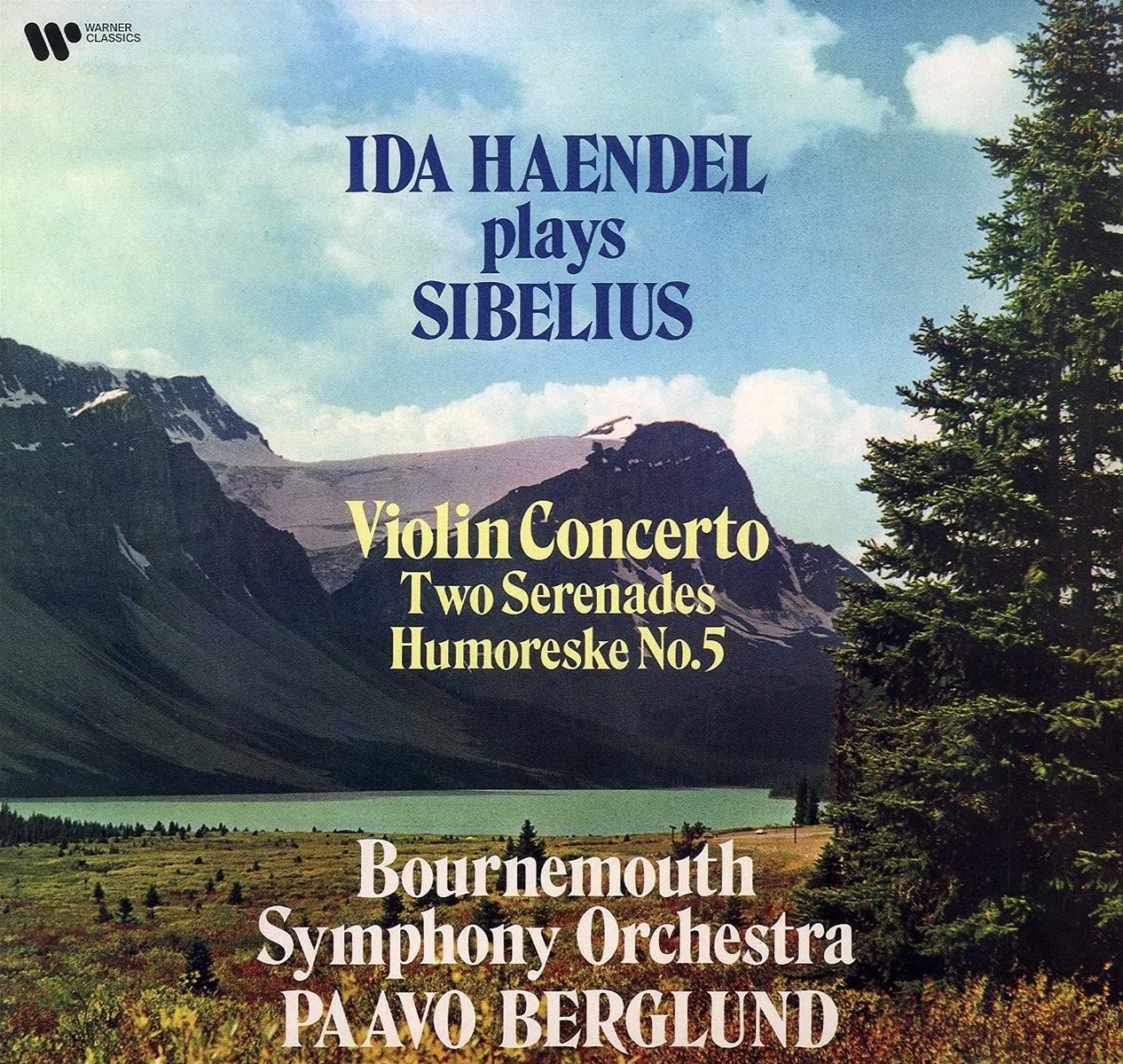 SIBELIUS - VIOLIN CONCERTO / 2 SERENADES (1976) IDA HAENDEL (VIOLIN) - LP 2021 EDITION SIFIR PLAK