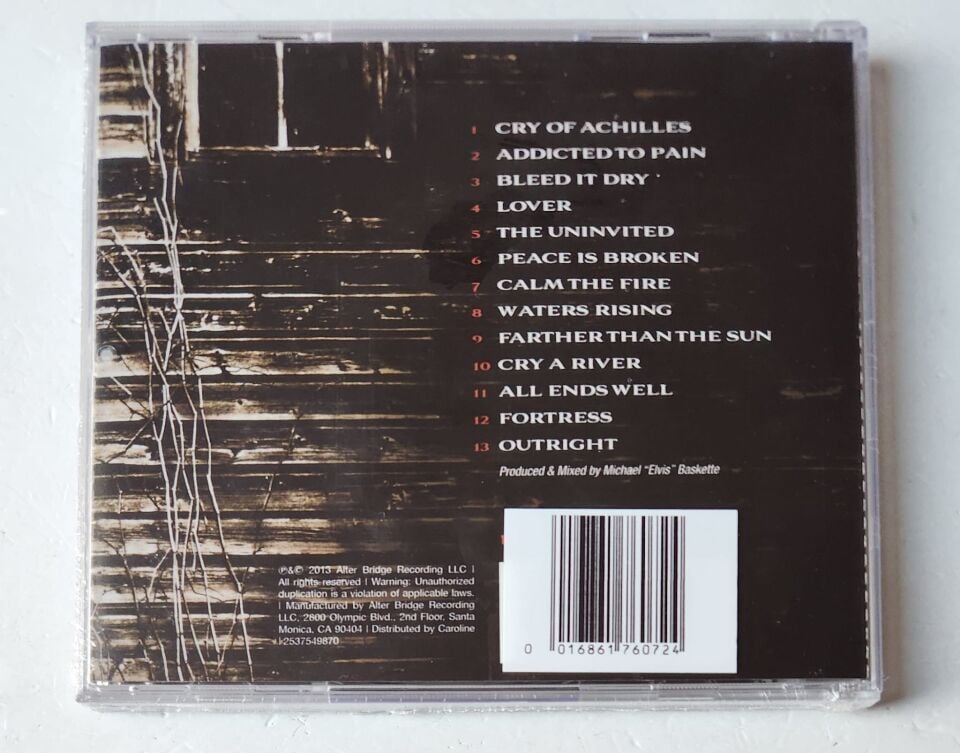 ALTER BRIDGE – FORTRESS (2013) - CD REISSUE JEWEL CASE AMBALAJINDA SIFIR
