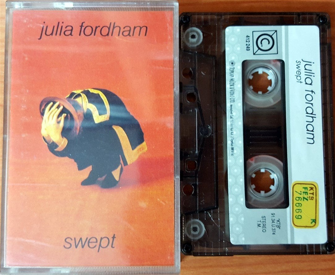 JULIA FORDHAM - SWEPT (1991) TOPKAPI CASSETTE MADE IN TURKEY ''USED'' PAPER LABEL
