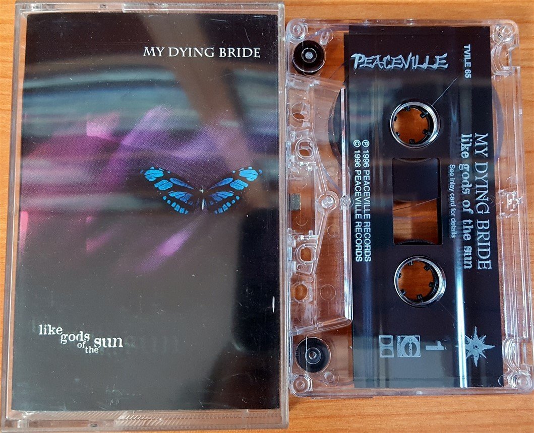 MY DYING BRIDE - LIKE GODS OF THE SUN CASSETTE MADE IN ENGLAND ''USED''