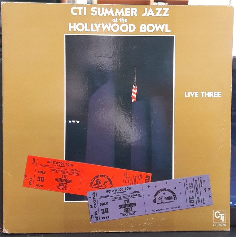 CTI SUMMER JAZZ AT THE HOLLYWOOD BOWL LIVE THREE (1977) - PLAK 2.EL