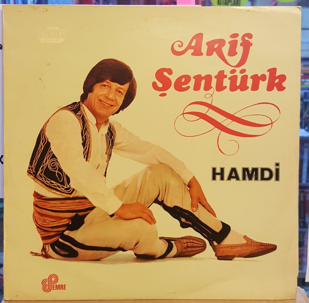 ARİF ŞENTÜRK - HAMDİ - LP HALK MÜZİĞİ 2.EL PLAK