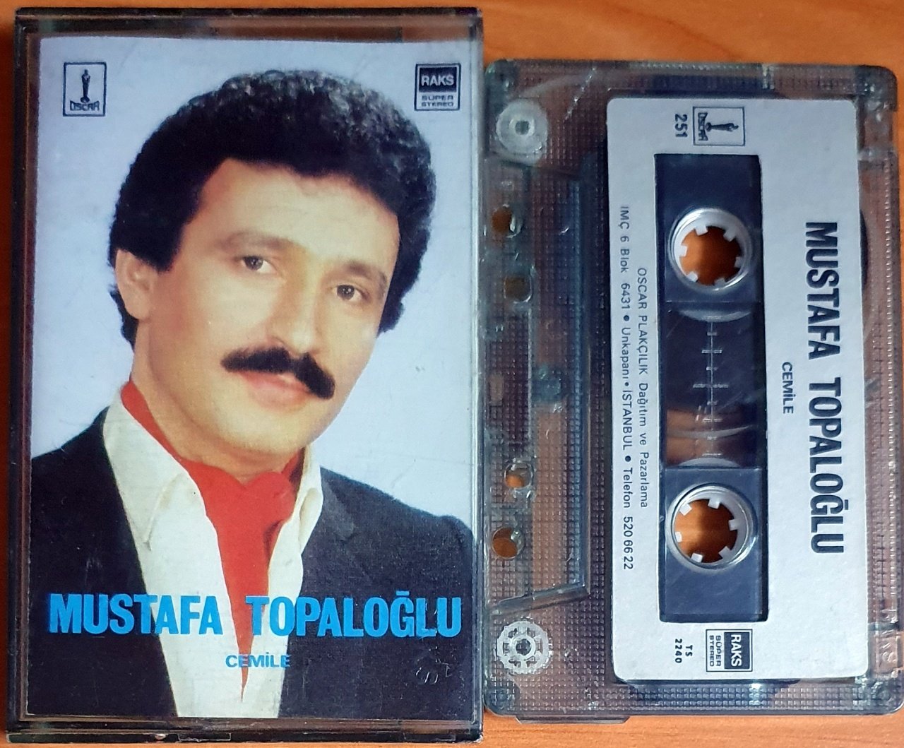 MUSTAFA TOPALOĞLU - CEMİLE - KASET OSCAR 2.EL