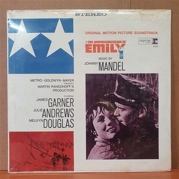 THE AMERICANIZATION OF EMILY SOUNDTRACK / JOHNNY MANDEL (1964) - LP DÖNEM BASKISI SIFIR PLAK