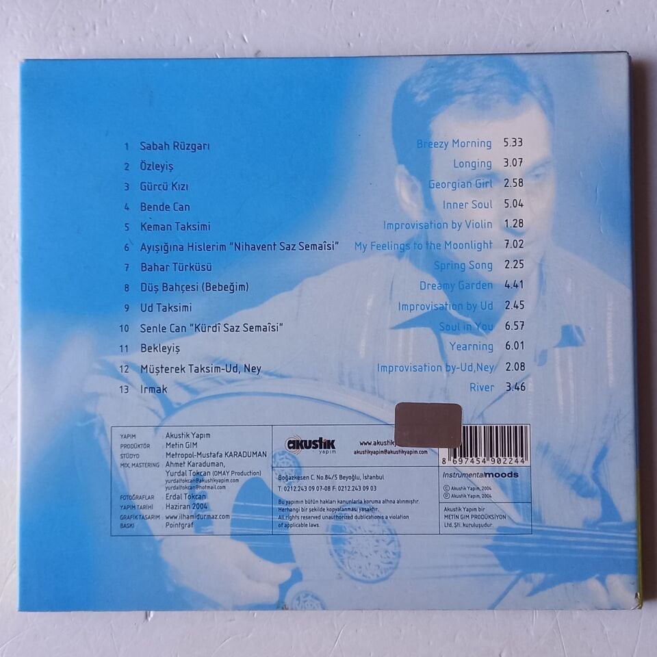YURDAL TOKCAN – BENDE CAN / INNER SOUL (2004) - CD DIGIPAK 2.EL