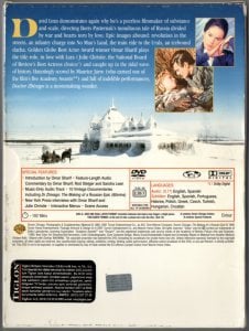 DOCTOR ZHIVAGO (1965) - DOKTOR JİVAGO - GERALDINE CHAPLIN - JULIE CHRISTIE - OMAR SHARIF - DAVID LEAN - 2xDVD AMBALAJINDA SIFIR (BORIS PASTERNAK)