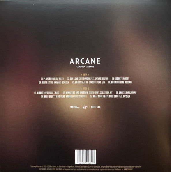 ARCANE LEAGUE OF LEGENDS - SEASON ONE SOUNDTRACK (2024) - LP SIFIR PLAK