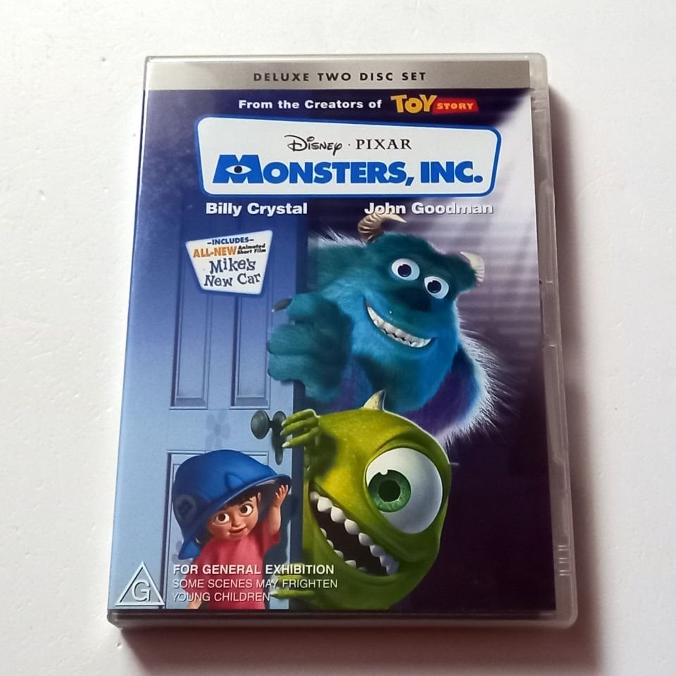 MONSTERS, INC. - DELUXE TWO DISC SET - ANİMASYON  - SES.: BILLY CRYSTAL, JOHN GOODMAN - YÖN.: P. DOCTER, D. SILVERMAN, L. UNKRICH - 2DVD 4. BÖLGE TÜRKÇE ALTYAZI YOKTUR 2.EL