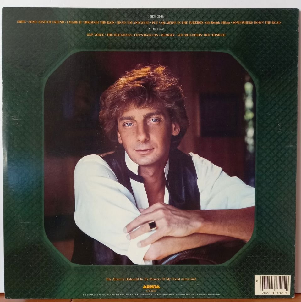 BARRY MANILOW – GREATEST HITS VOL. II (1983) - LP 2.EL PLAK