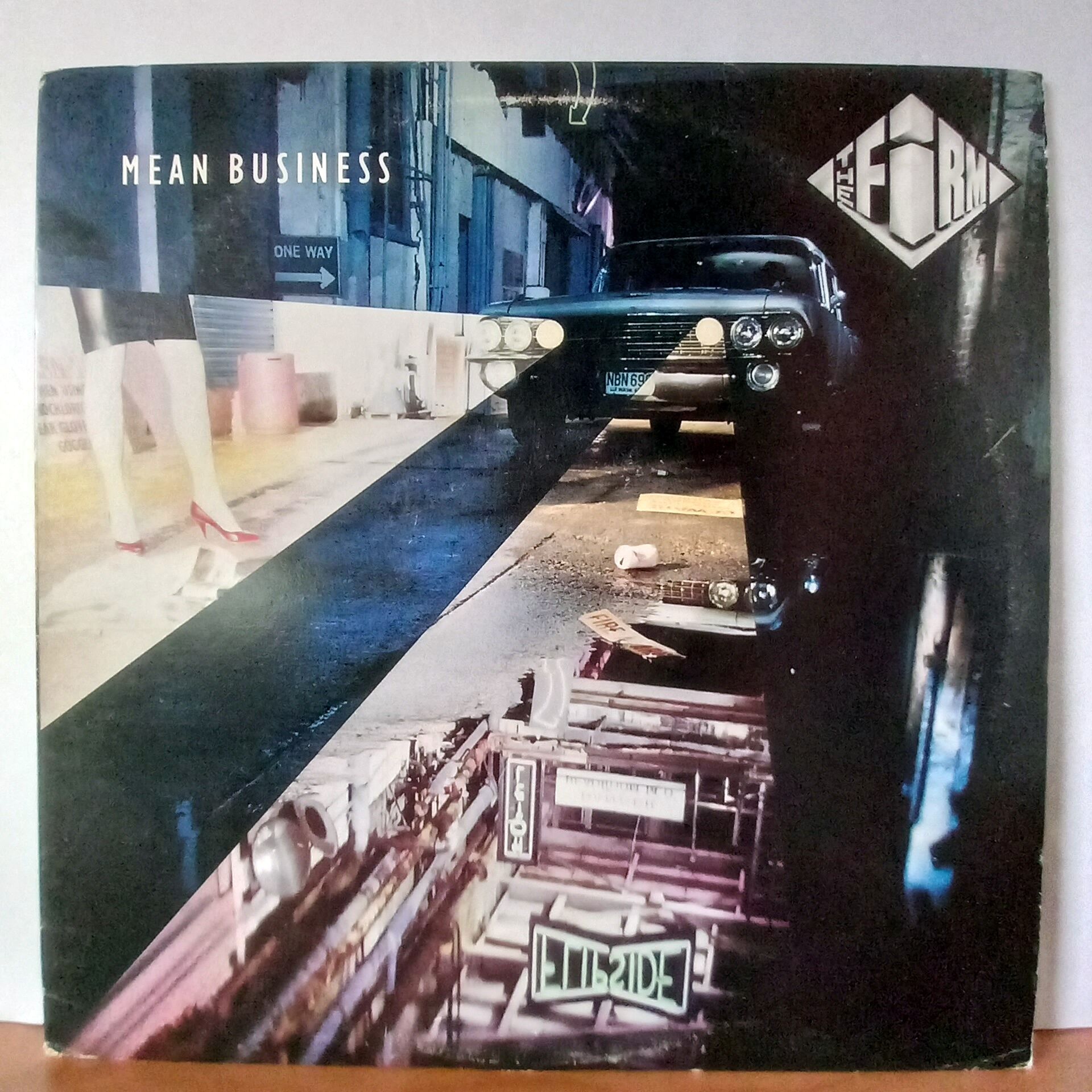 THE FIRM – MEAN BUSINESS (1986) -JIMMY PAGE, PAUL RODGERS LP 2.EL PLAK